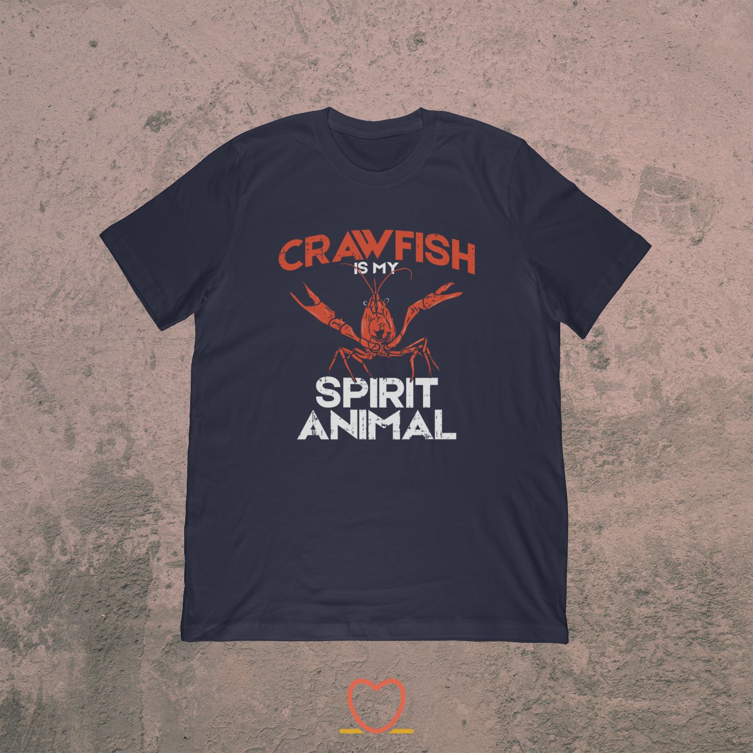 Crawfish Is My Spirit Animal – Crustacean Tee