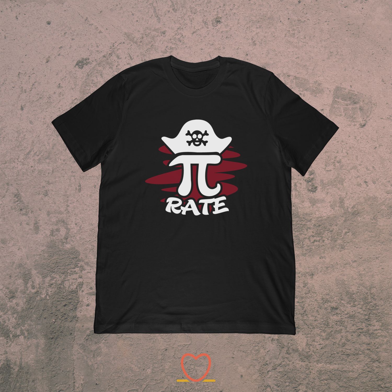 Pi-rate Math Pirate – Funny Math Tee