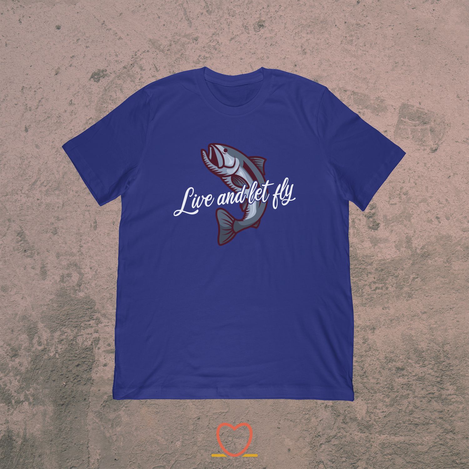 Live And Let Fly – Funny Fly Fishing Tee