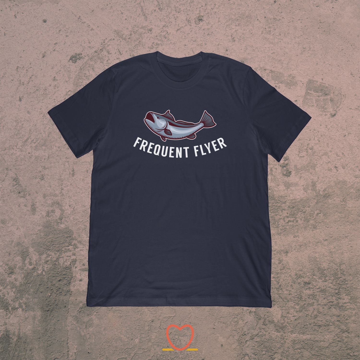 Frequent Flyer – Funny Fly Fishing Tee