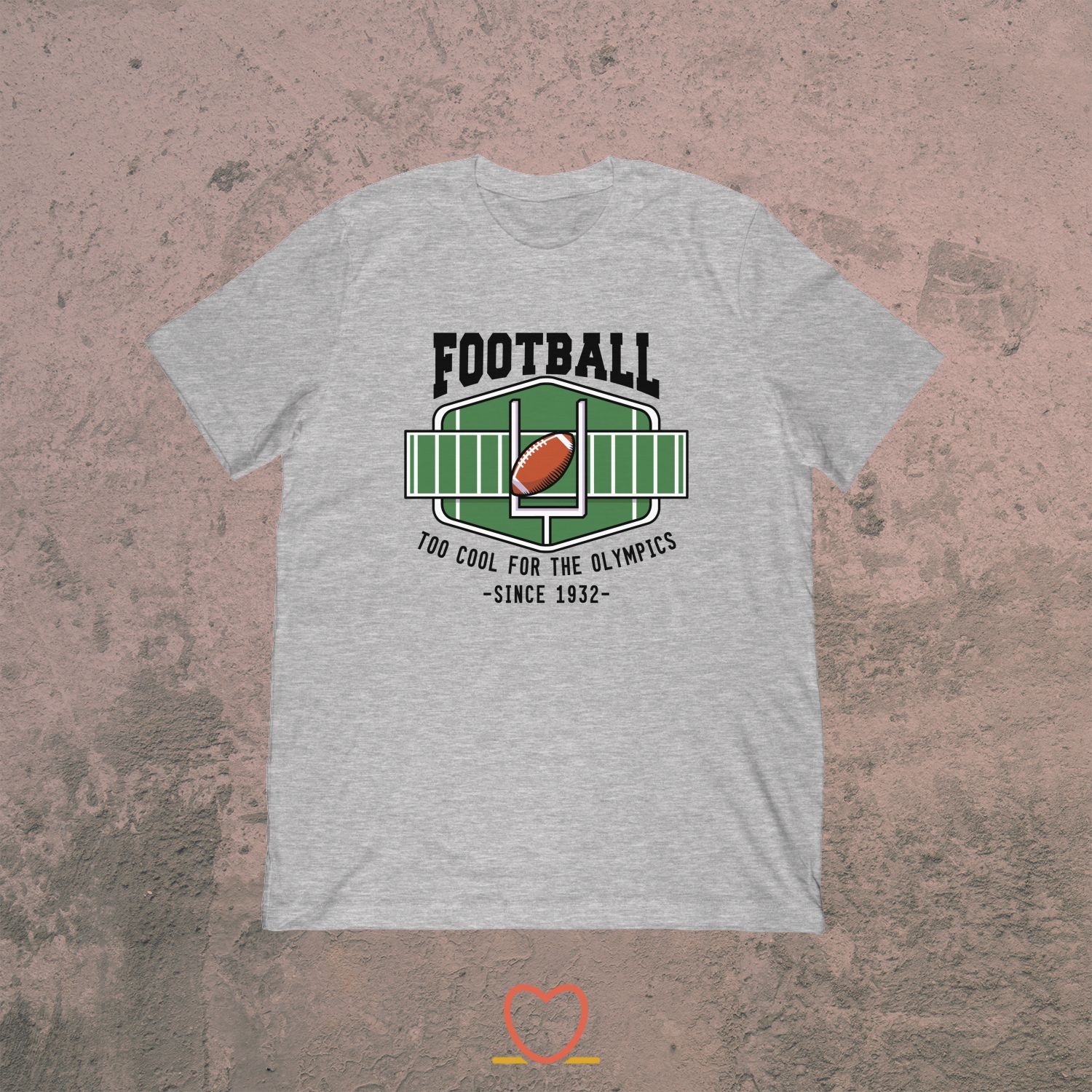 Football Too Cool For The Olympics – Funny US Football Tee