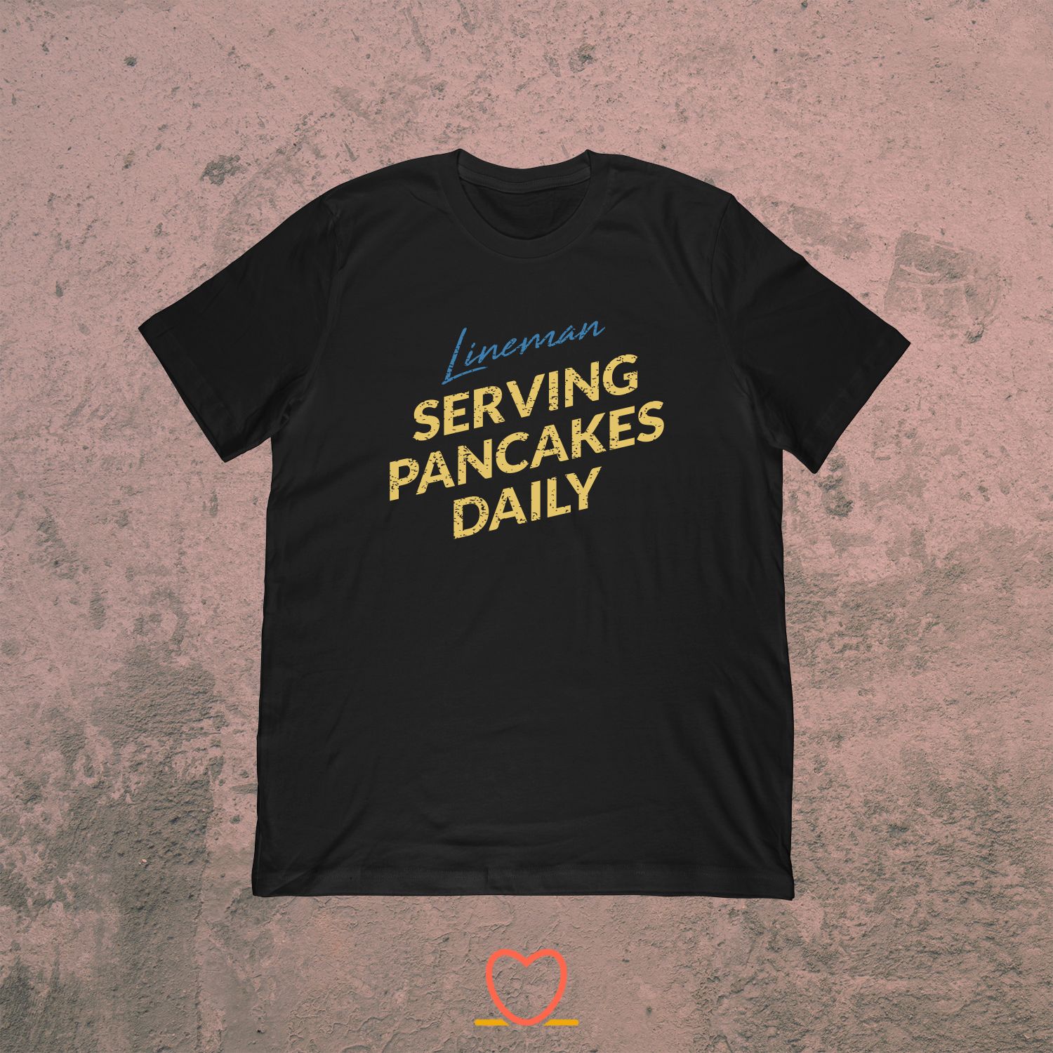 Lineman Serving Pancakes Daily – Funny US Football Tee