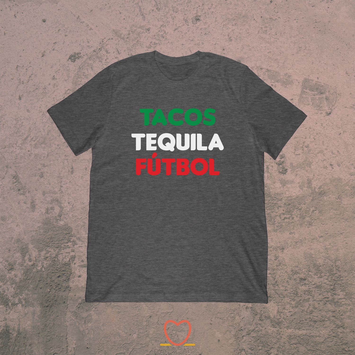 Tacos Tequila Fútbol – Mexican Soccer shirt Tee