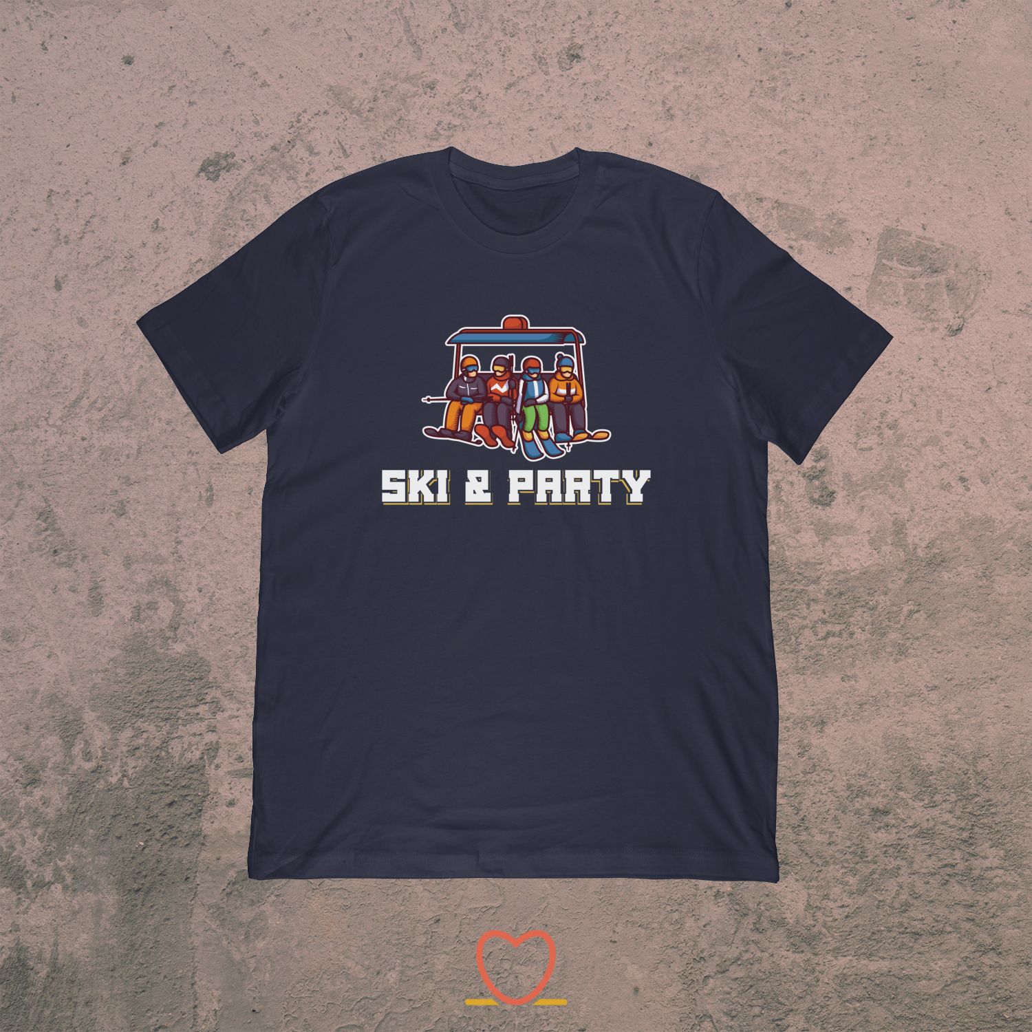 Ski & Party – Funny Skiing Tee