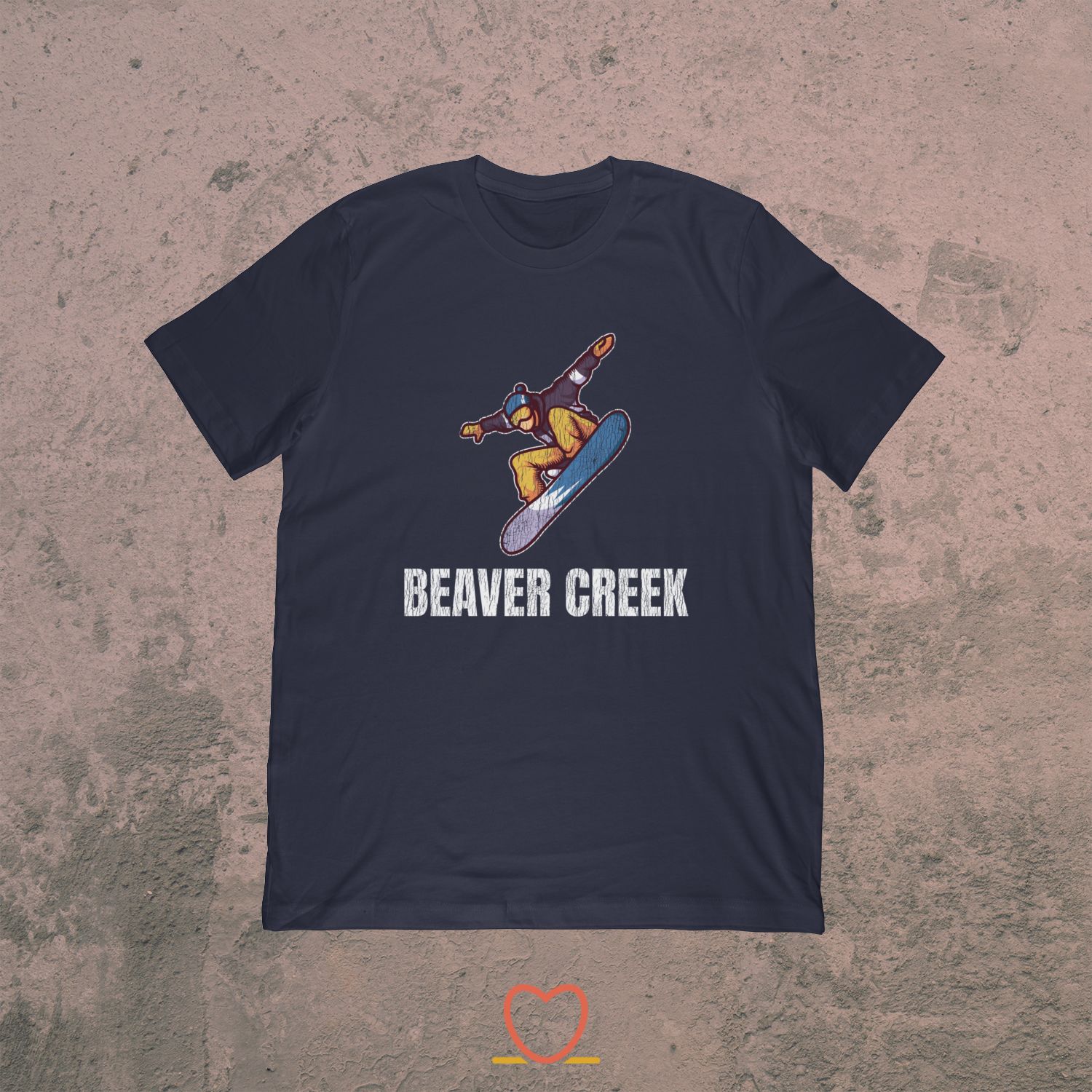 Beaver Creek – Vintage Retro Snowboard Tee