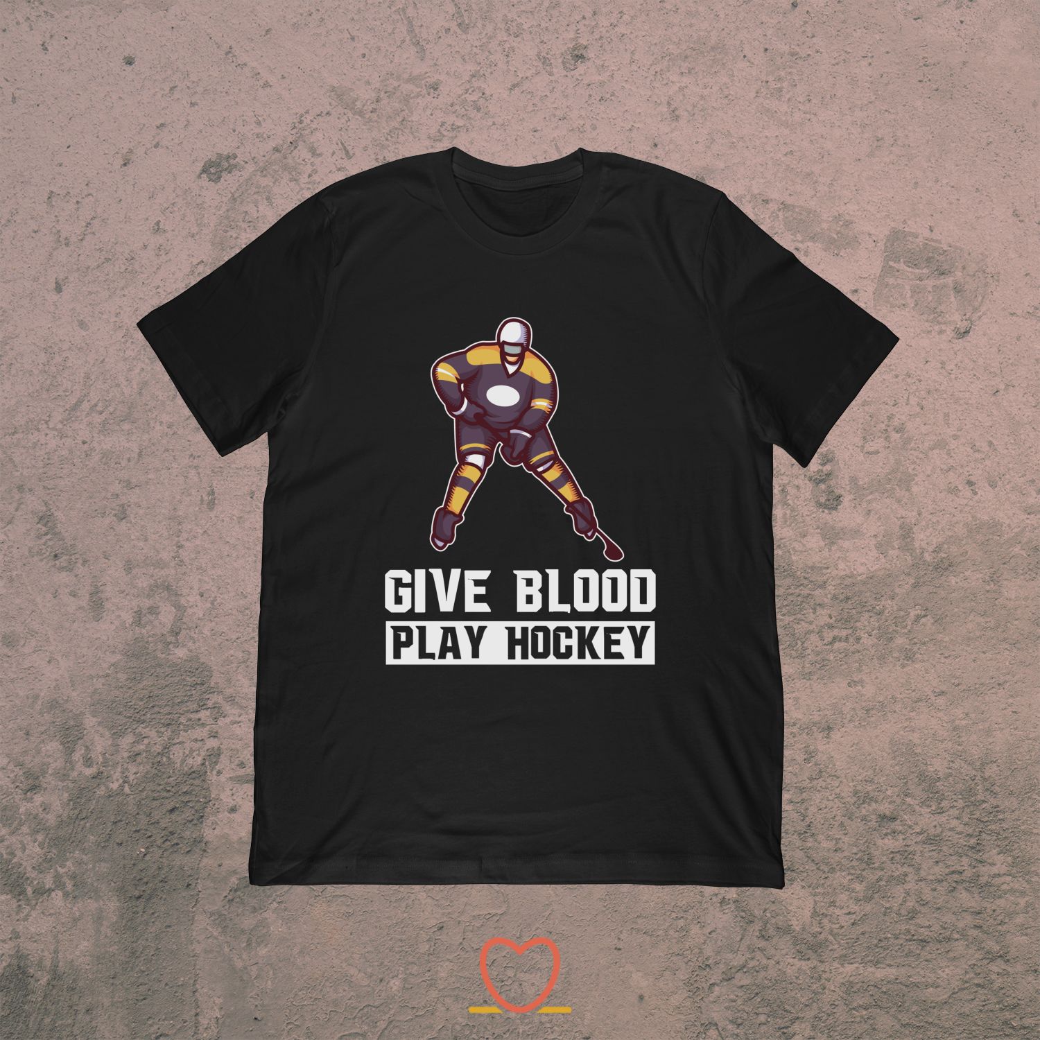 Give Blood Play Hockey – Switch + Funny Ice Hockey Tee