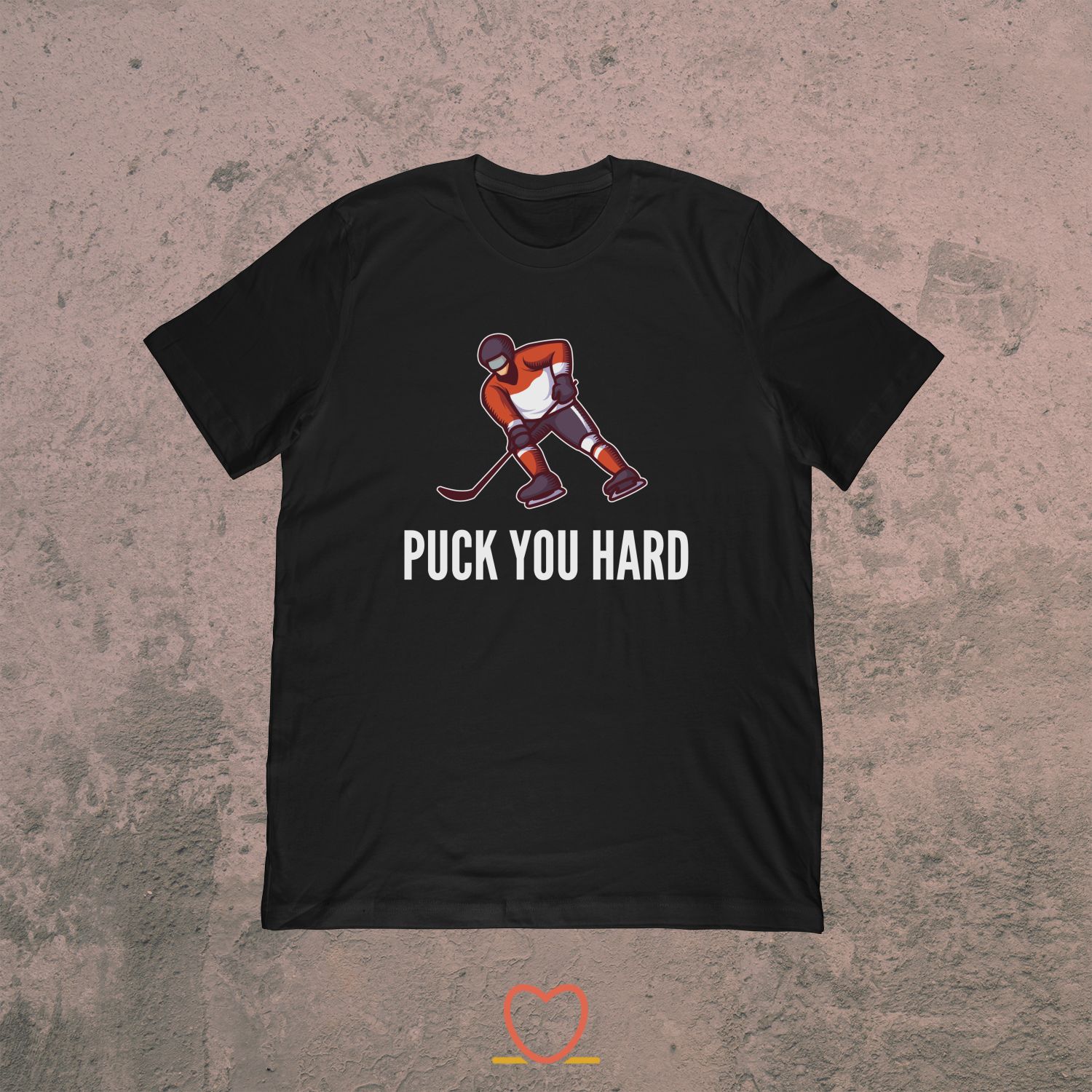 Puck You Hard – Funny Ice Hockey Tee