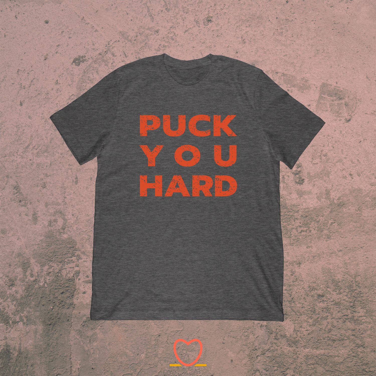 Puck You Hard – Funny Ice Hockey Tee