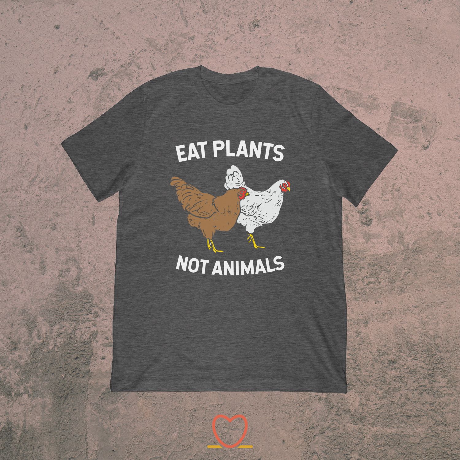 Eat Plants Not Animals – Vegan Vibes Tee