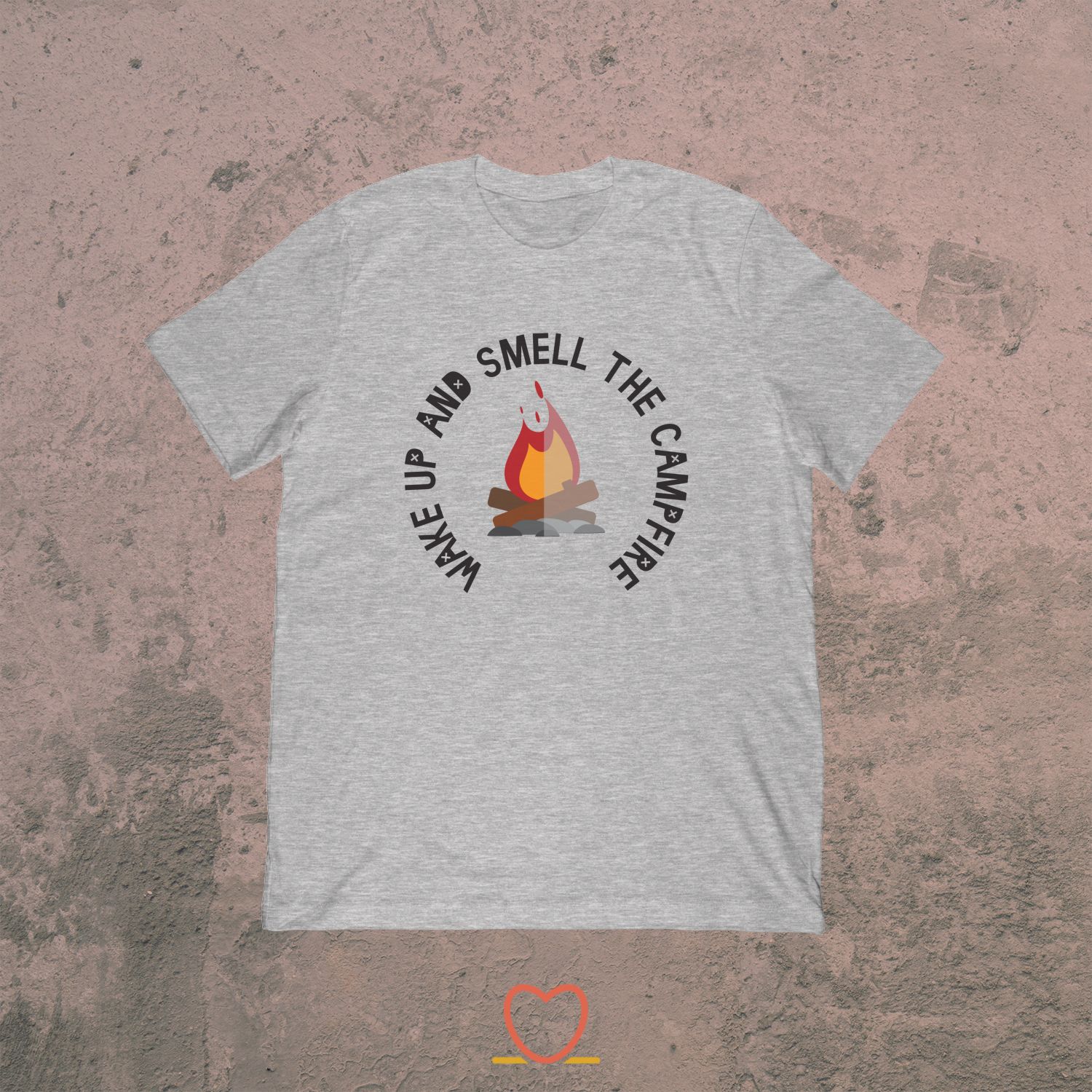 Wake Up And Smell The Campfire – Funny Camping Tee
